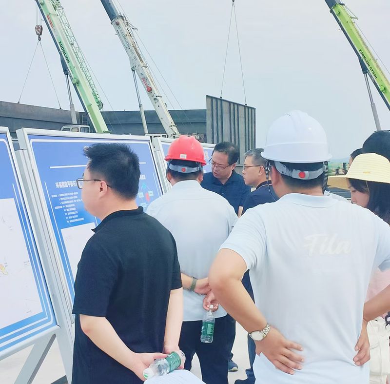 熱烈歡迎各領(ling)導視詧我司承建的南漪湖汚水處理(li)項(xiang)目